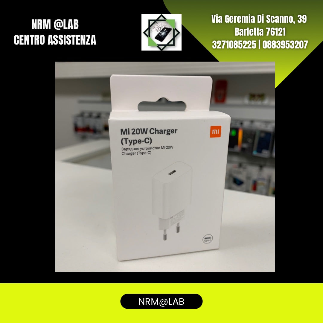 Caricatore Xiaomi Originale Type-C 20 W
