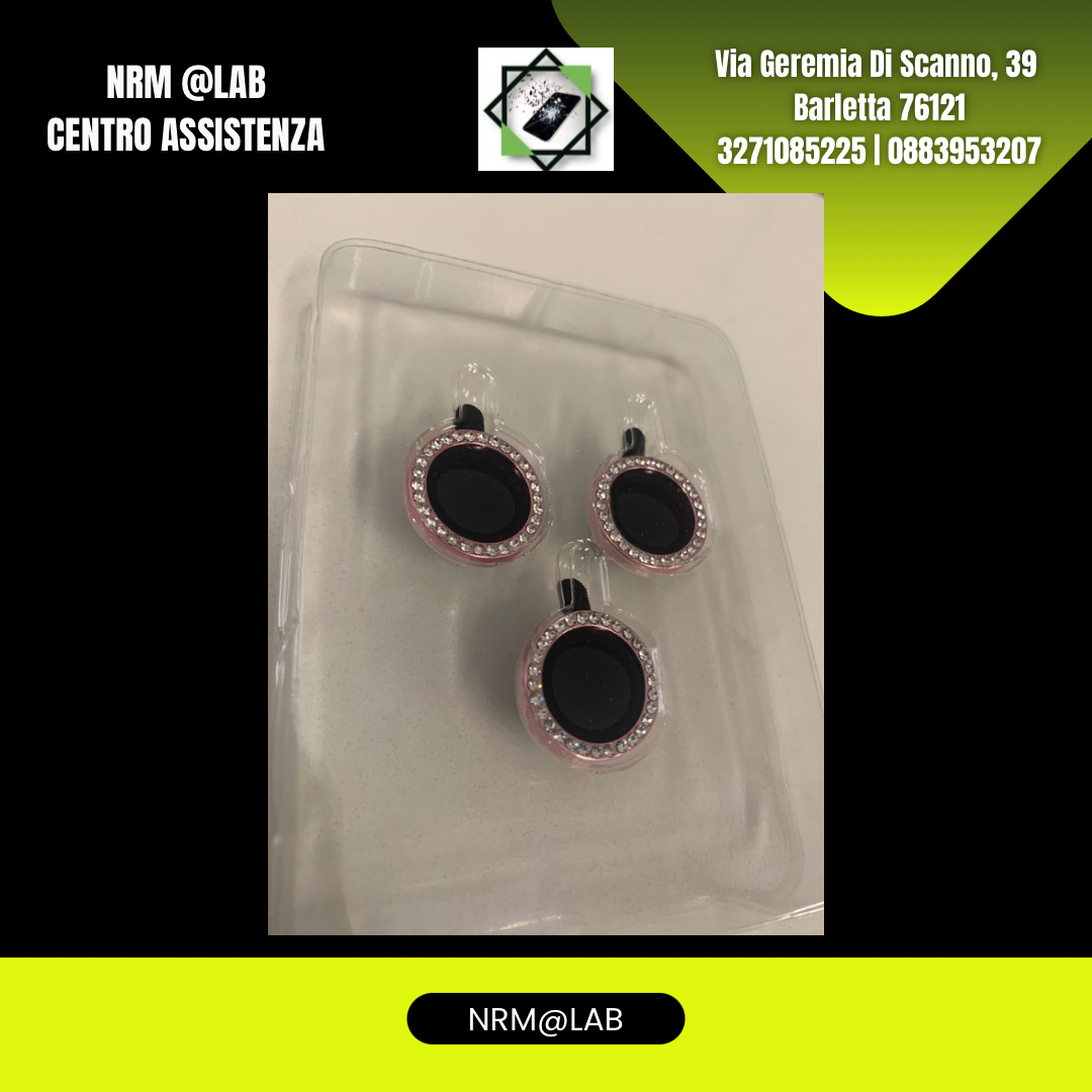 Lenti di Protezione Fotocamera Diamantate per Iphone