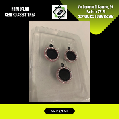 Lenti di Protezione Fotocamera Diamantate per Iphone