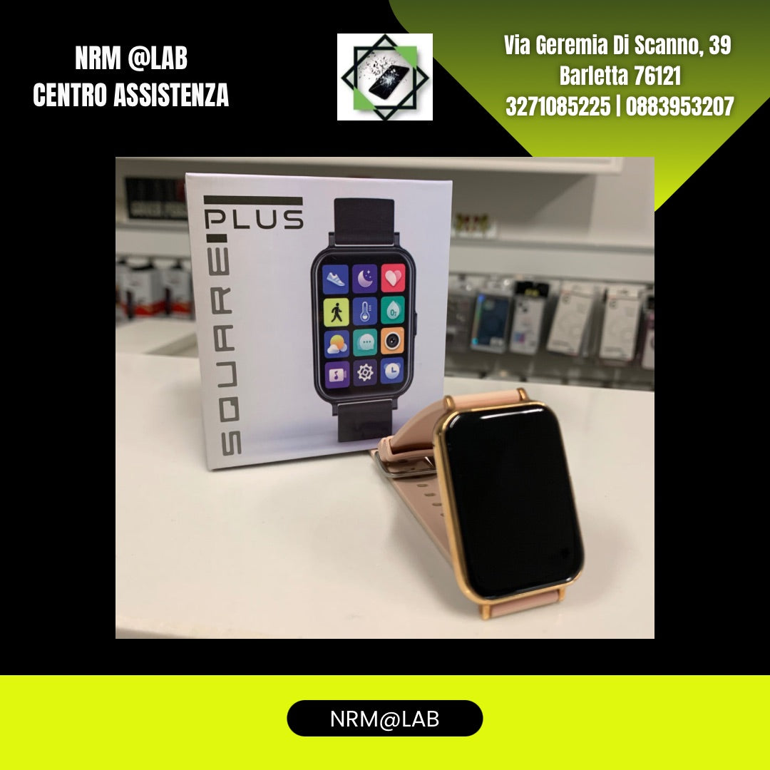 Smartwatch Square Plus Rosa